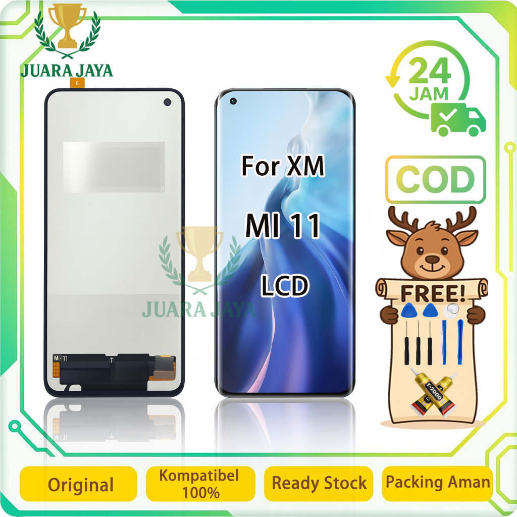 LCD FOR MI 11 UNIVERSAL FULLSET Touchscreen LCD HP OG TOUCHSCREEN