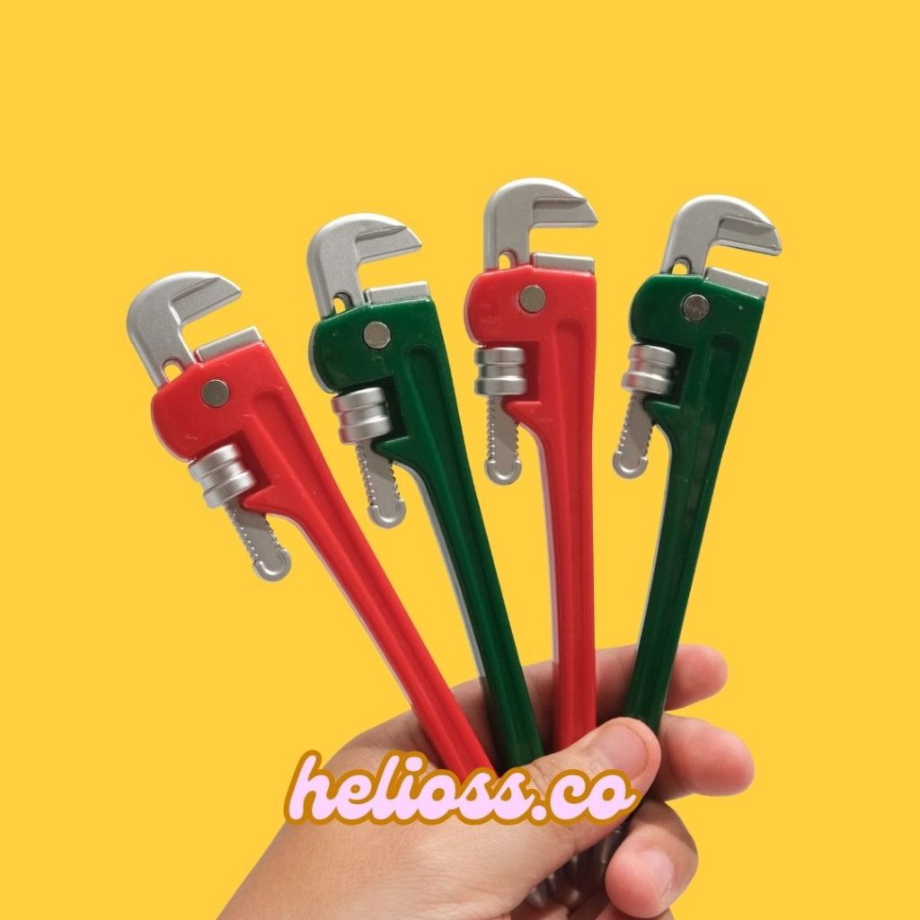 PULPEN GEL KUNCI PIPA PLASTIK PULPEN BENTUK ALAT KERJA PRIA KEBUTUHAN RUMAH TANGGA PULPEN LUCU UNIK 