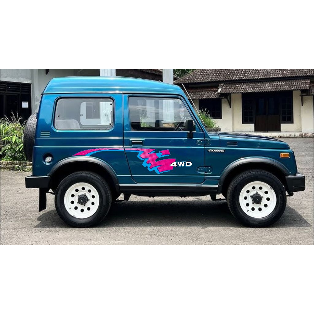 striping stiker lis suzuki katana 4wd