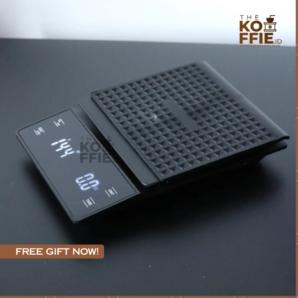 FREE Mystery Gift NOW Timbangan Dapur Digital Kitchen Scale 3 kg 0.1 g with Timer - Black scale alat