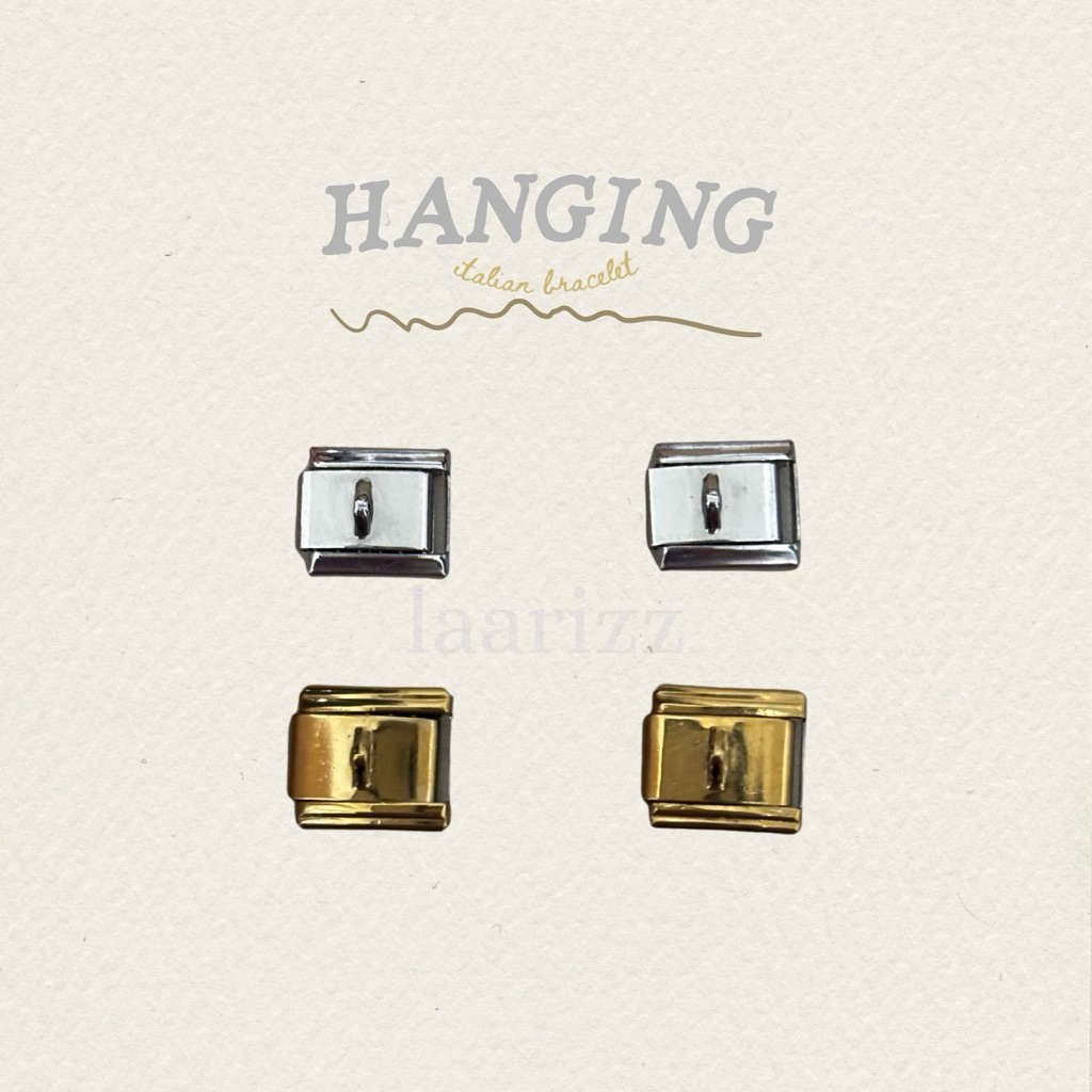 HANGING ITALIAN BRACELET SILVER,GOLD(SATUAN)