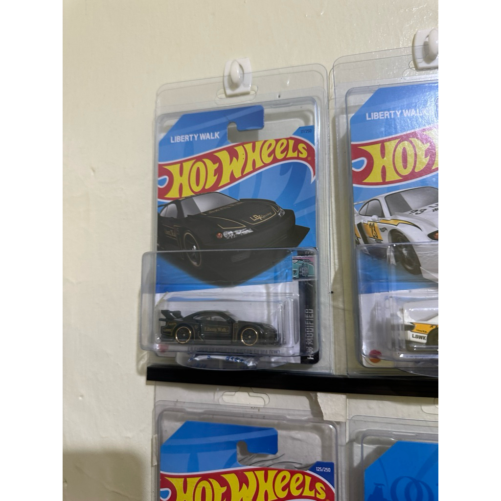 hotwheels silvia s15 lbwk hitam ( free protector )