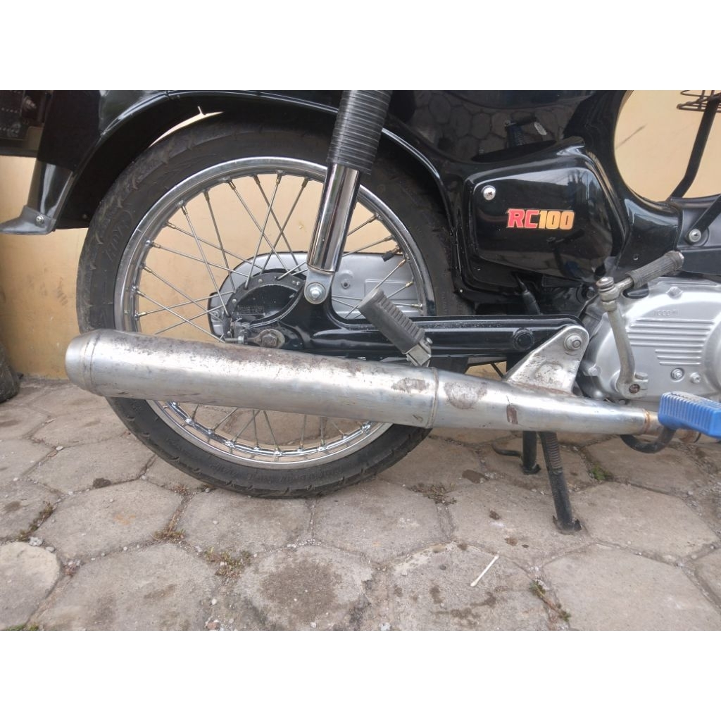 KNALPOT SUZUKI RC80 RC100 BRAVO ORIGINAL