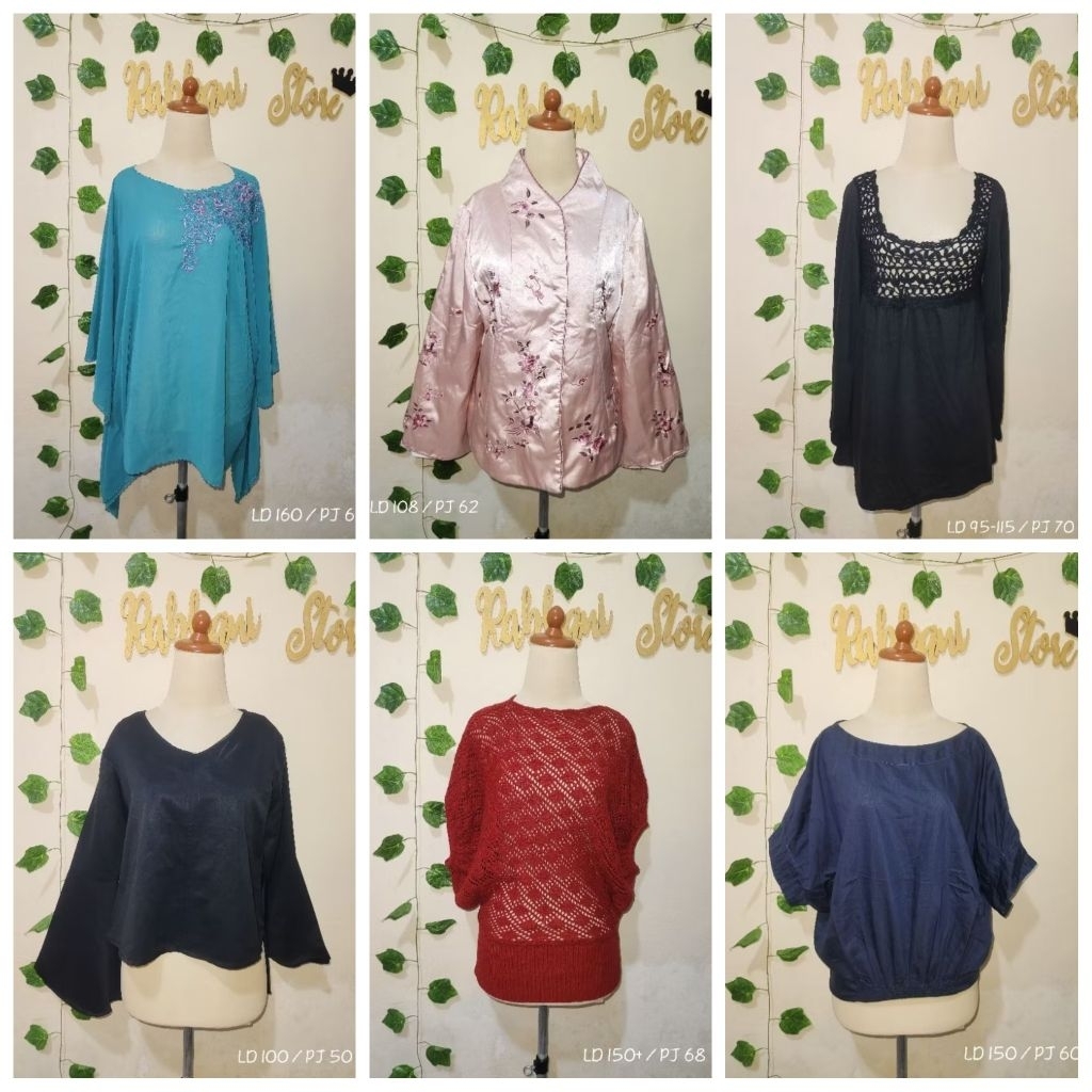 BAJU ATASAN WANITA/TUNIK/KAOS/BLUS/KEMEJA/RAJUT