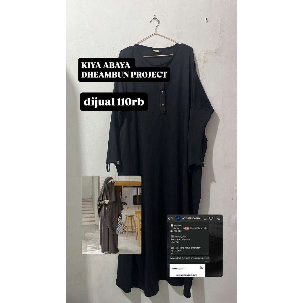 [Preloved] Kiya Abaya Dheambun Project