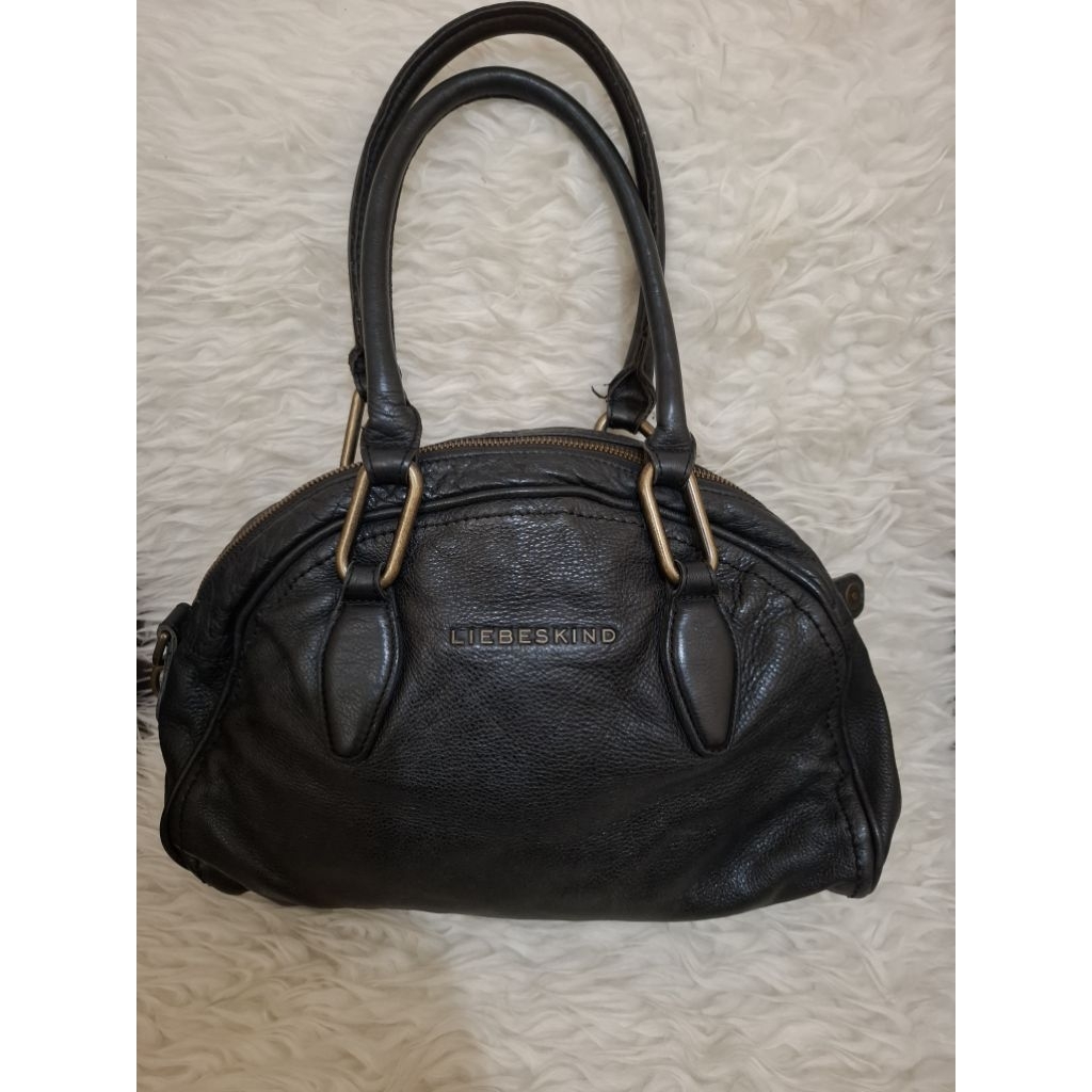 Tas Liebeskind Berlin Preloved Hitam / tas kulit soulder second / Tas wanita Murah