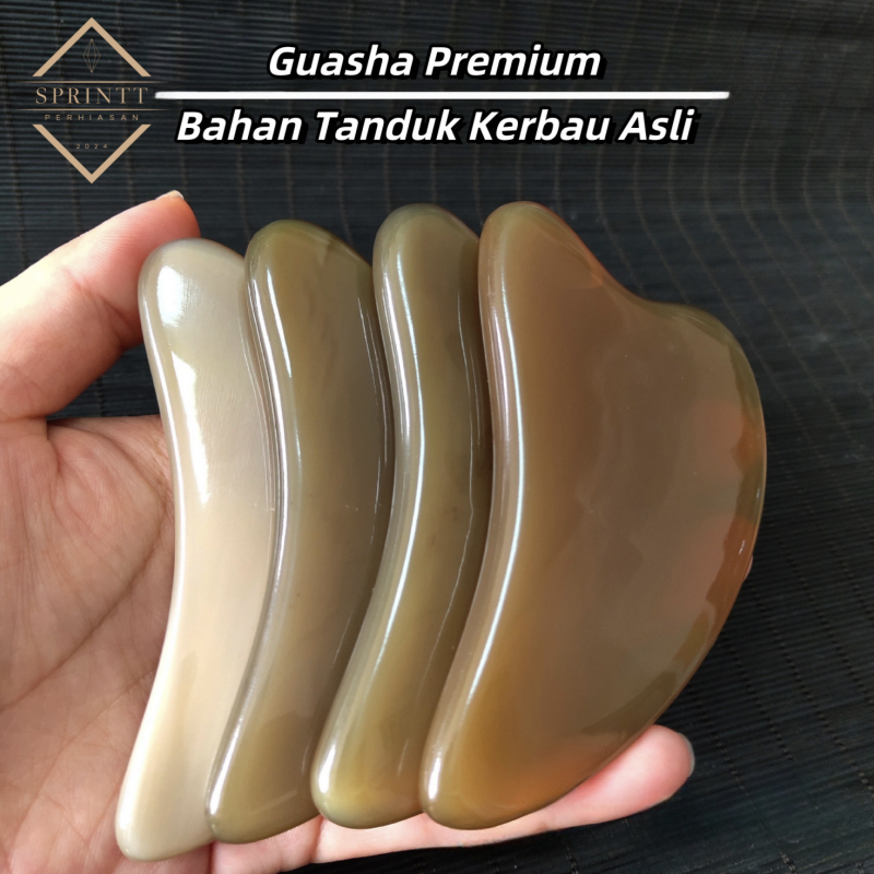 DW PW001 Guasha Guasa dari Tanduk Kerbau Asli Premium Kualitas