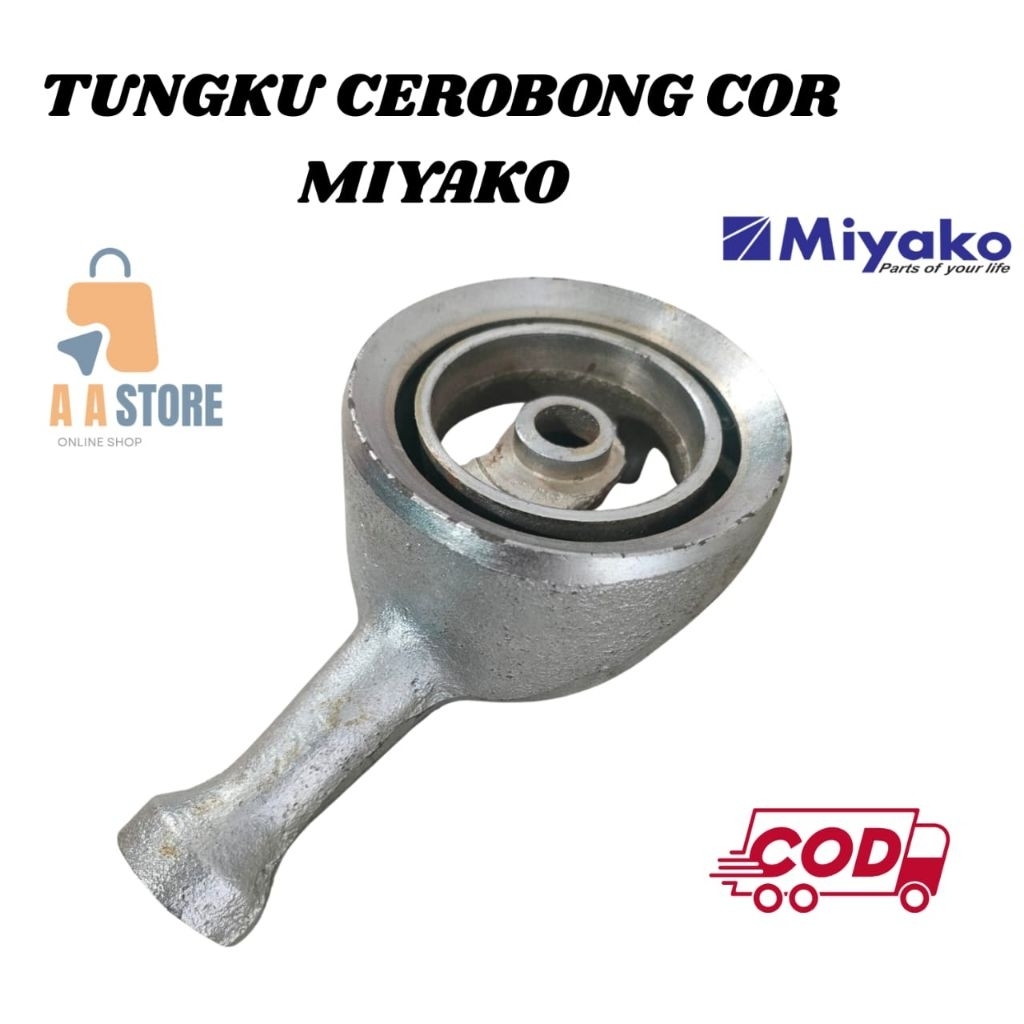 TUNGKU COR MIYAKO SINGLE / CEROBONG KOMPOR GAS MIYAKO ORIGINAL