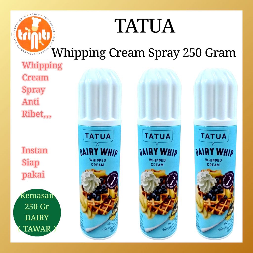Tatua Whipping Cream Spray 250 Gram ( Whip.Cream Dairy )