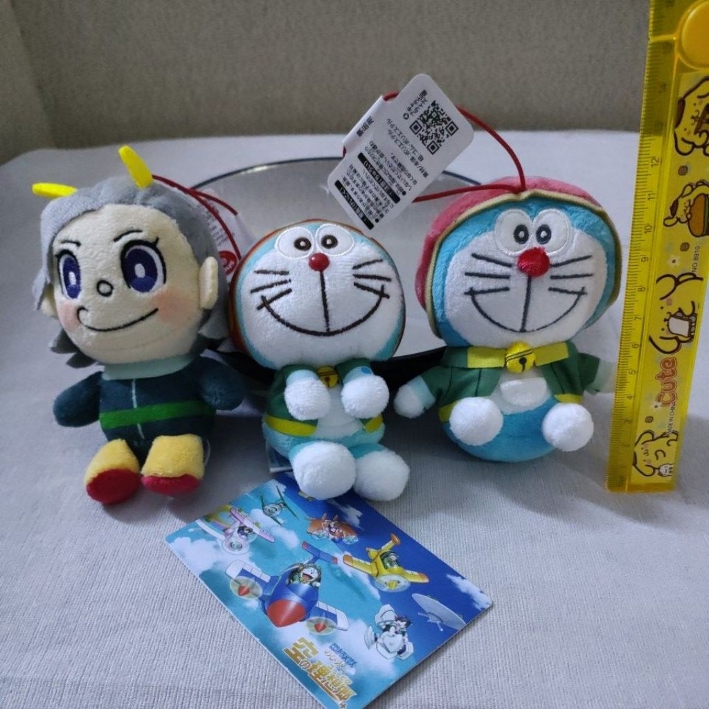 Doraemon Plush/Boneka Doraemon the Movie Nobita's Sky Utopia with TAG Original Japan