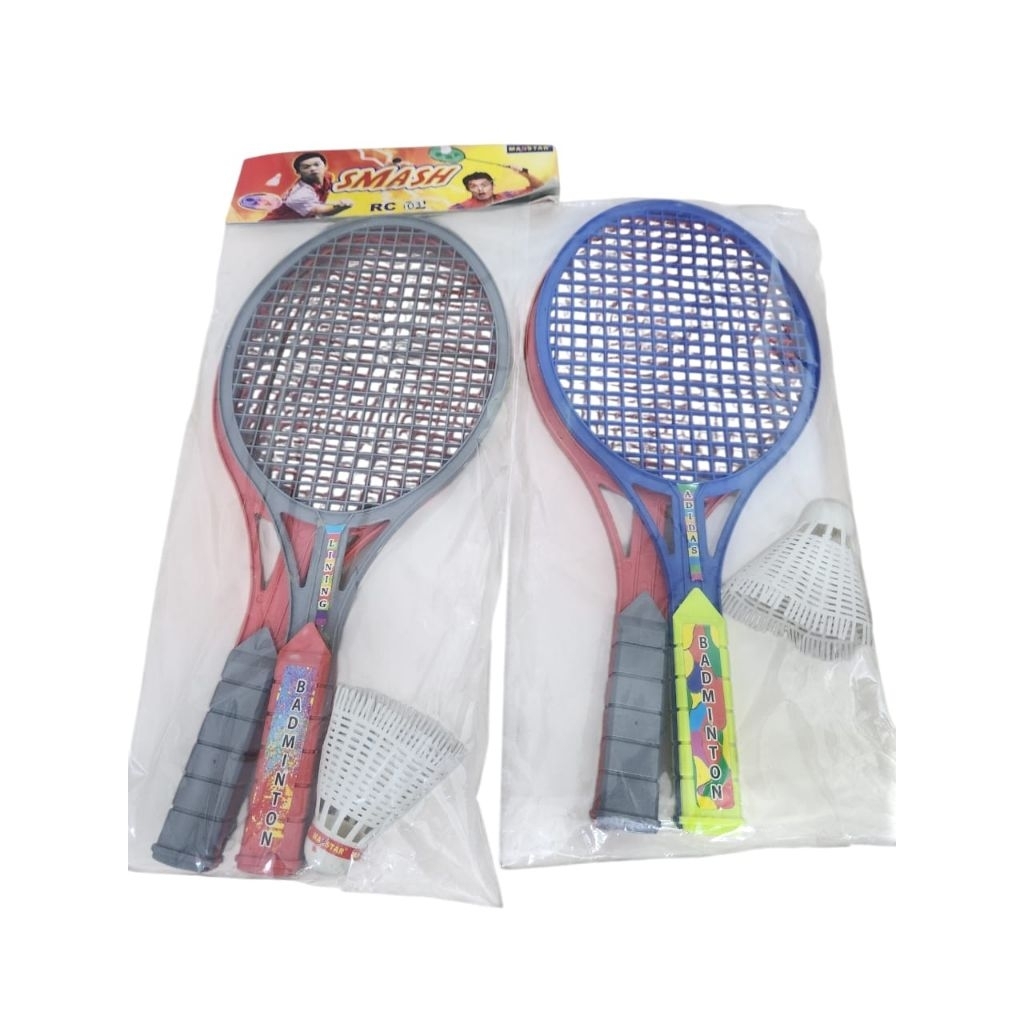 Obral Mainan Jadul Raket Tenes Badminton Padel viral / Mainan Anak Raket Bulu tangkis RC 03 plastik 