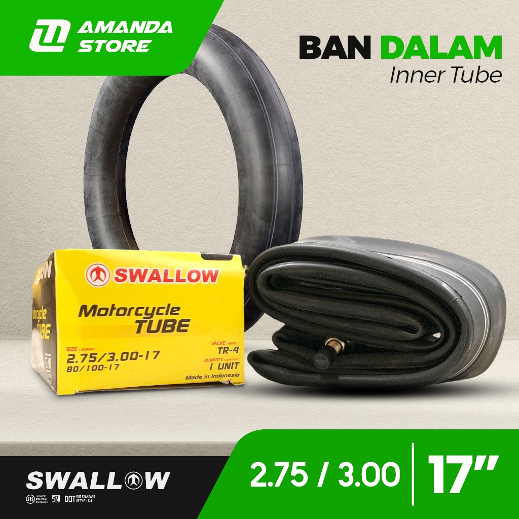 BAN DALAM Motor Swallow 275 300 Ring 17
