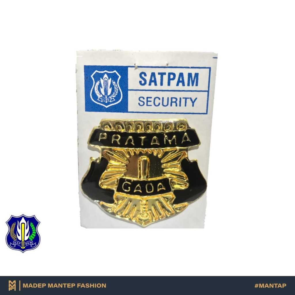 Pin Gada Pratama Satpam Security MURAH Peniti Magnet Perlengkapan Satpam Atribut Satpam MMF
