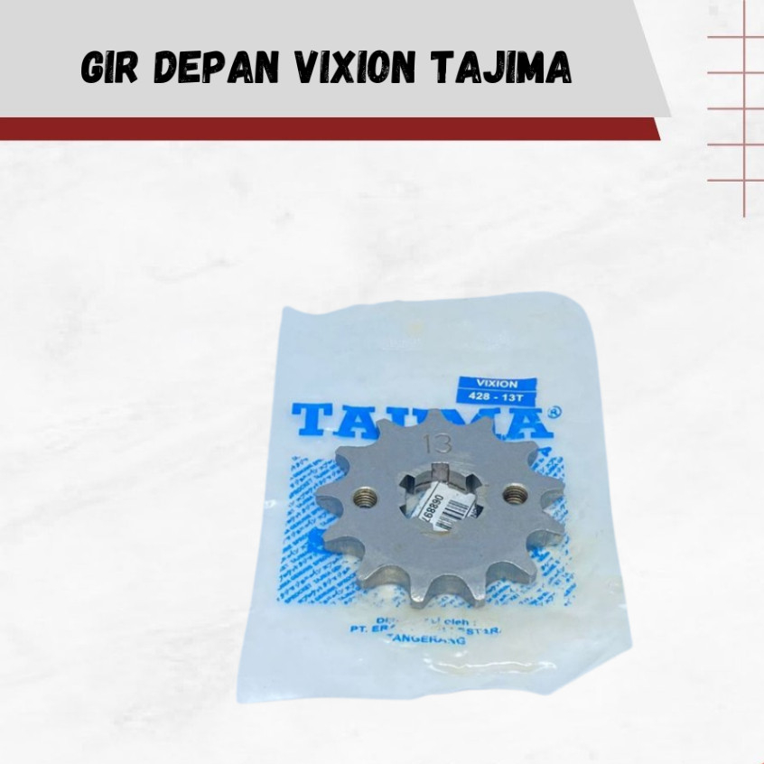 GEAR GER GIR DEPAN VIXION TAJIMA // GIR DEOAN VIXION 13T 14T 15T 16T TAJIMA
