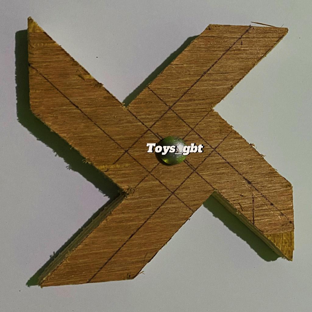 Gangsing Polos Gasing Triplek Kayu Viral Spinning Top Murah Meriah - Kualitas Terbaik Gangsing Polos