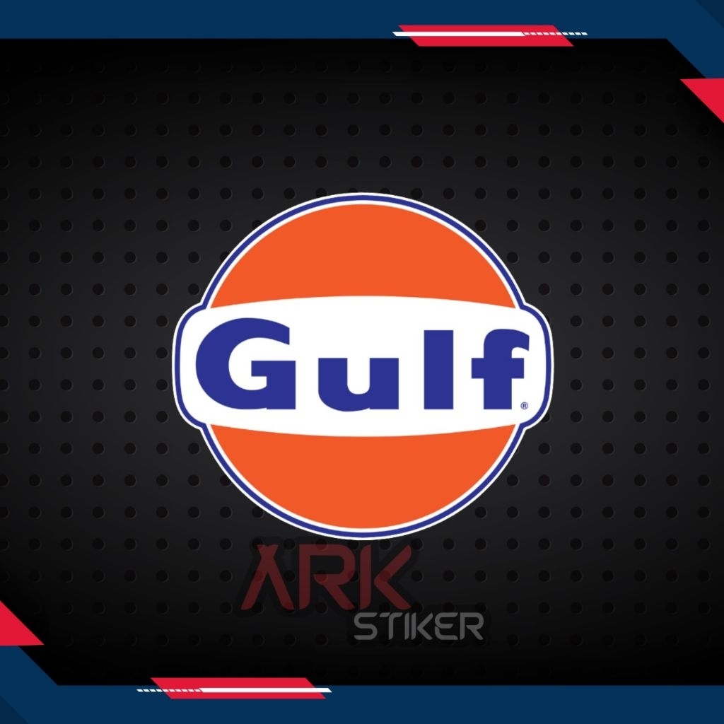 Printing Sticker Gulf Oil