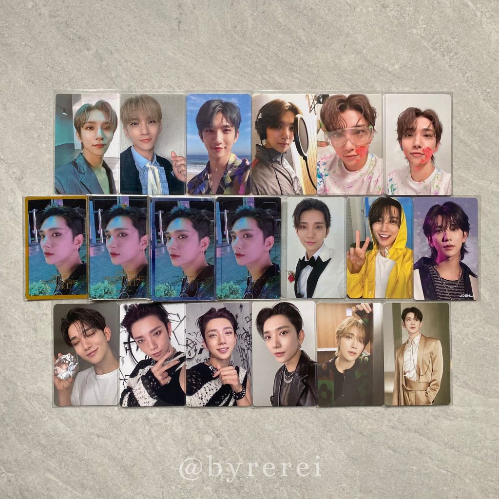 Joshua Seventeen Official Photocard PC An Ode Begin The Poet Henggarae Semicolon Face The Sun FTS Se