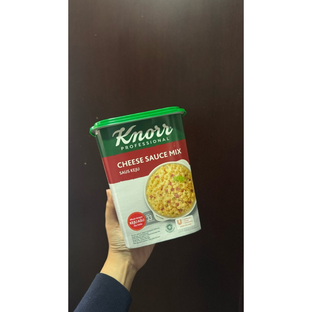 knorr cheese sauce mix saus keju 750gr