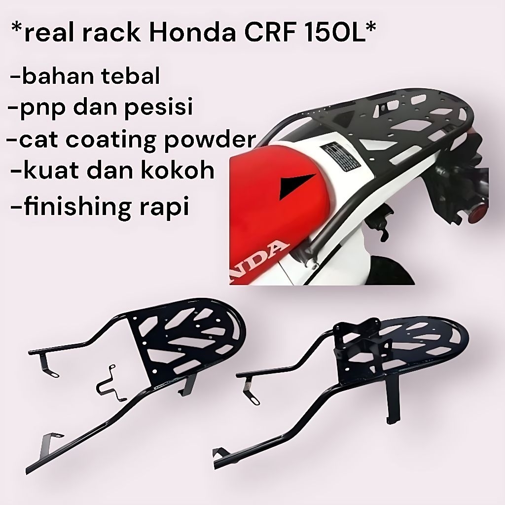 rear rack crf 150 l,behel crf 150 l belakang
