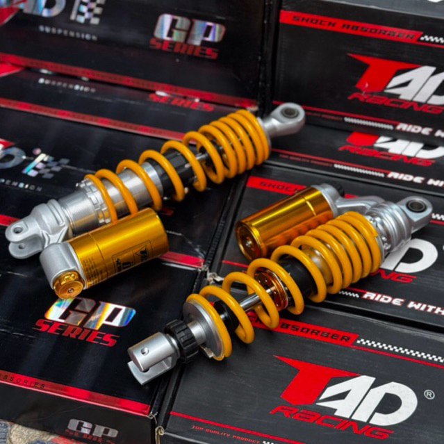 shock belakang matic 300 30 330 33 cm TAD o series kuning model ohlins tabung atas & bawah stylo mio