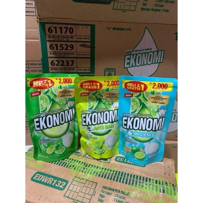 EKONOMI PENCUCI PIRING 1 DUS 36 PCS (122 ML) | HARGA TERMURAH | HEMAT DAN ORIGINAL