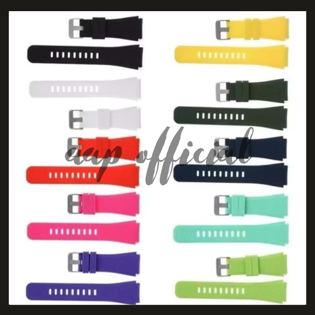 Tali Jam Tangan Samsung Gear S3 Rubber Strap Tali Jam Tangan Smartwatch