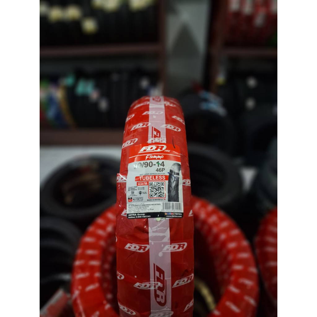 FDR Flemmo Ban Motor 80/90 90/90 Ring 14 Tubless || Ban FDR Flemmo Metik Ring 14 Medium Compound