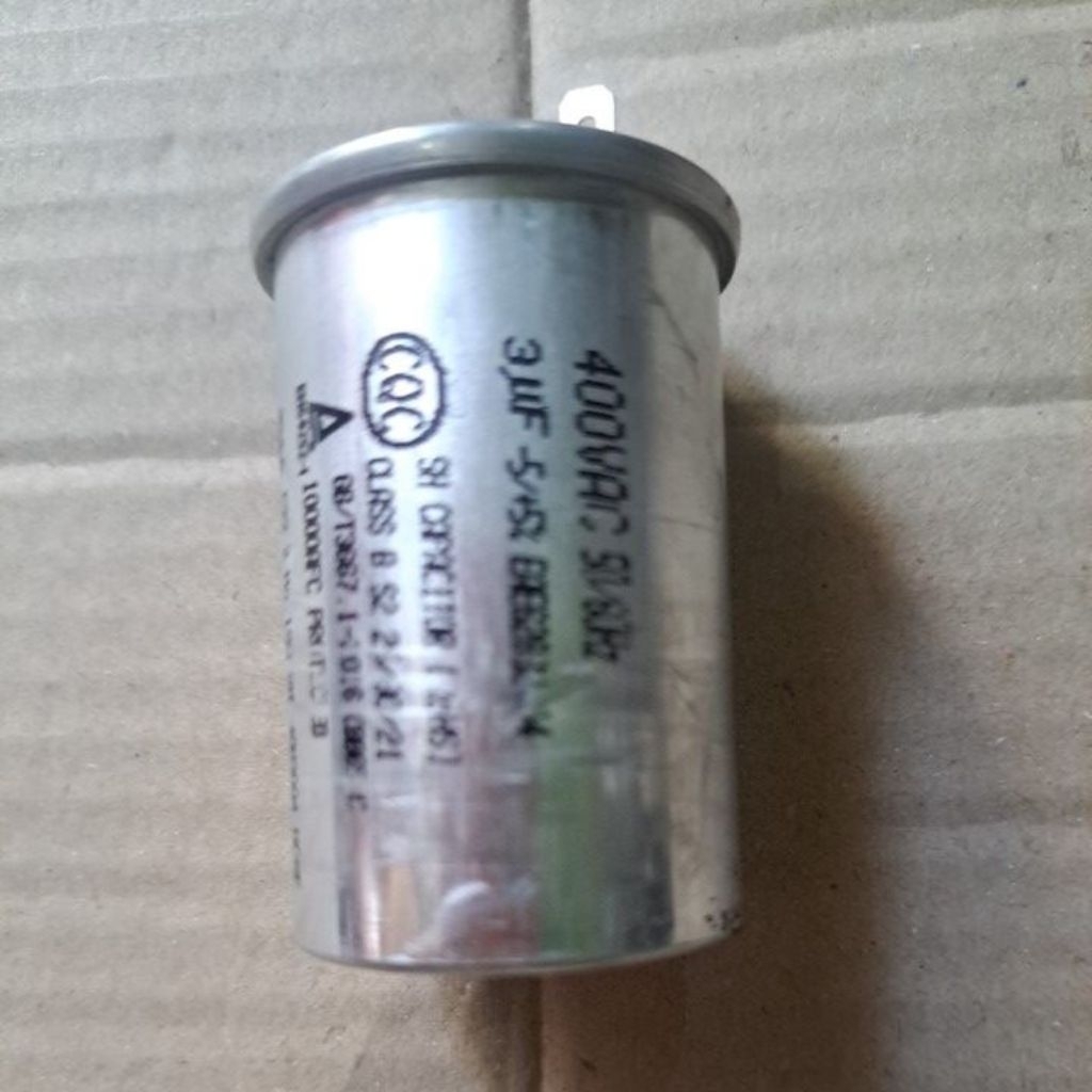 kapasitor kulkas LG ori 3uf