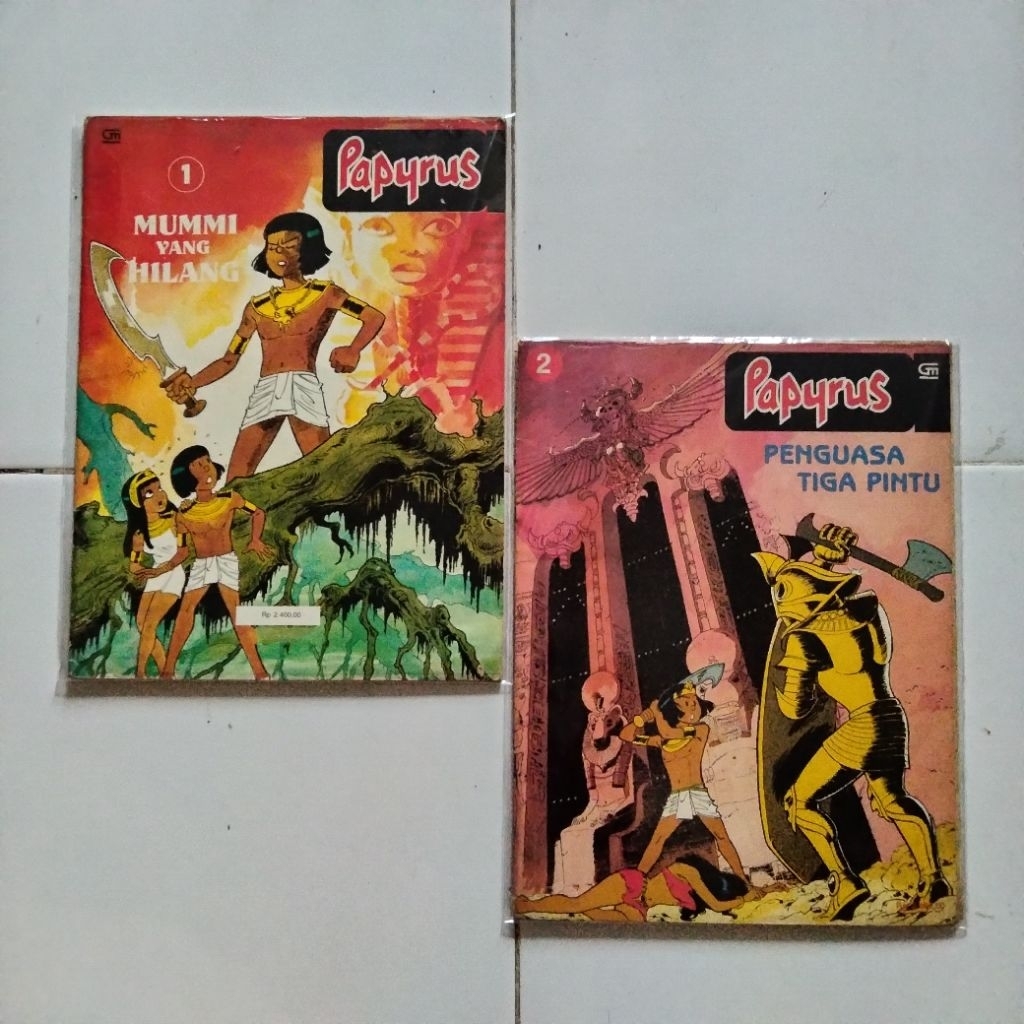 Paket Komik Langka - Papyrus - Gramedia - 2 Edisi