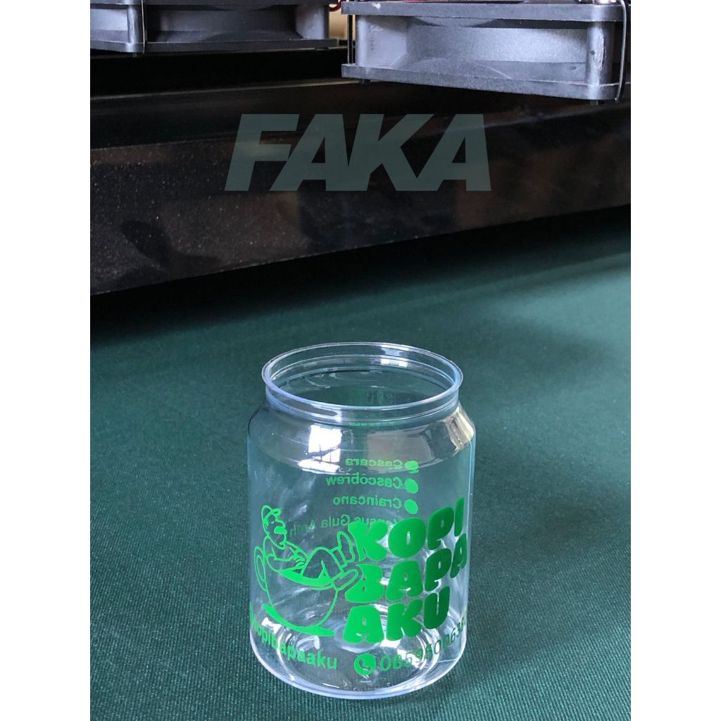 custom sablon botol kaleng pet can 250ml