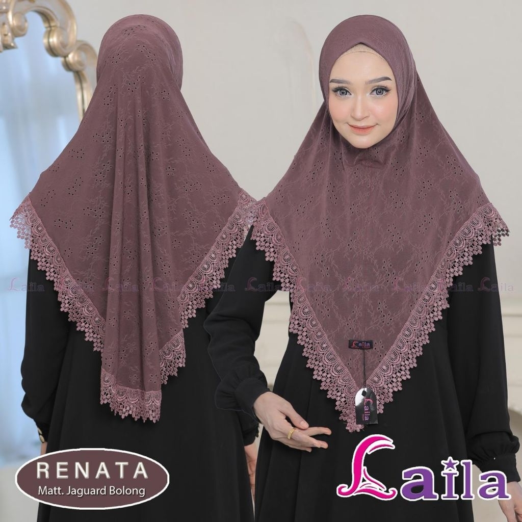 HIJAB LAILA RENATA//HIJAB INSTAN RENDA//HIJAB DEWASA