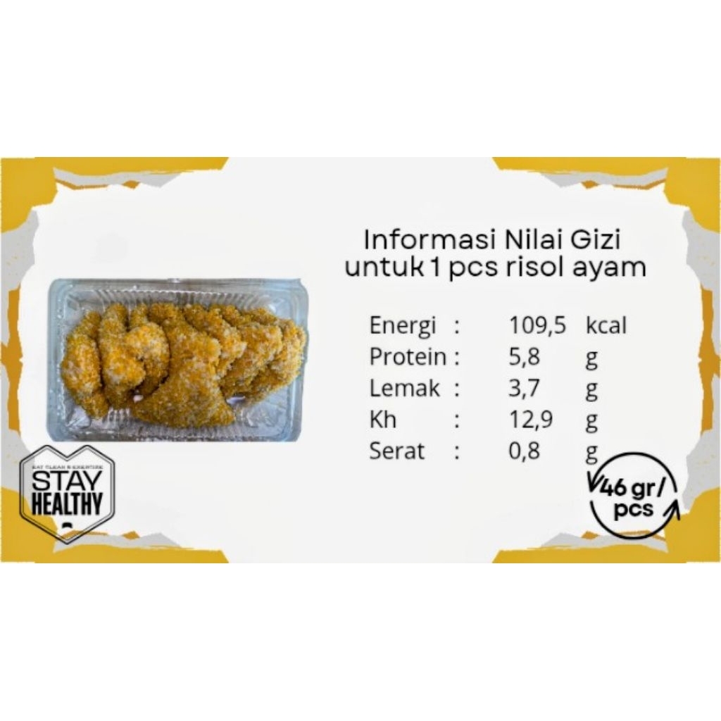 Frozen food Risol ayam