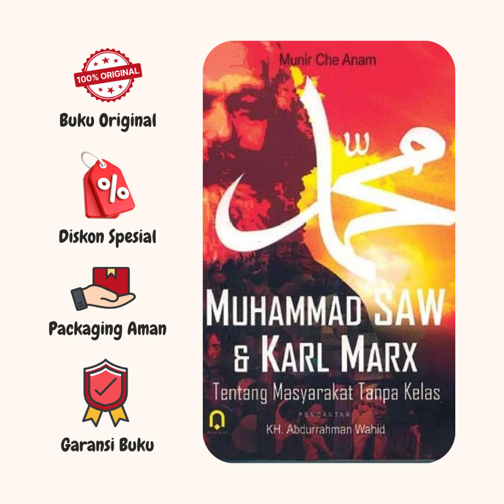 BUKU MUHAMMAD SAW DAN KARL MARX - Munir Che Anam - Pustaka Pelajar - ORIGINAL