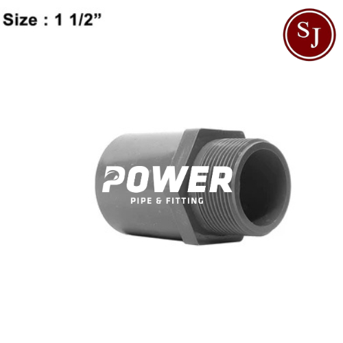 Sok Drat Luar (SDL) PVC Rucika X Power 1X 1/2" Inch / Sok Drat Luar 1,5 Inch