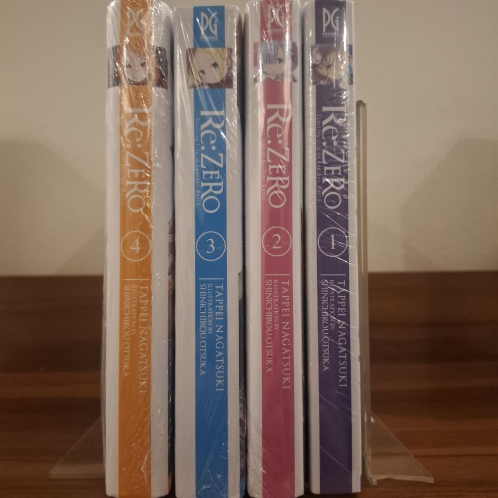 Light Novel Re Zero Vol. 1-4