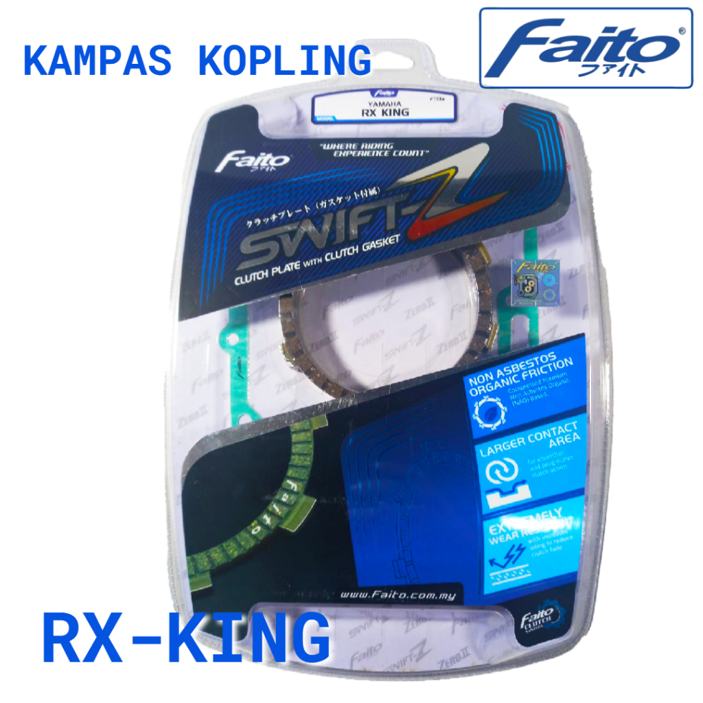 KAMPAS KOPLING RX KING FAITO KAMPAS KOPING PLUS PAKING RX KING FAITO