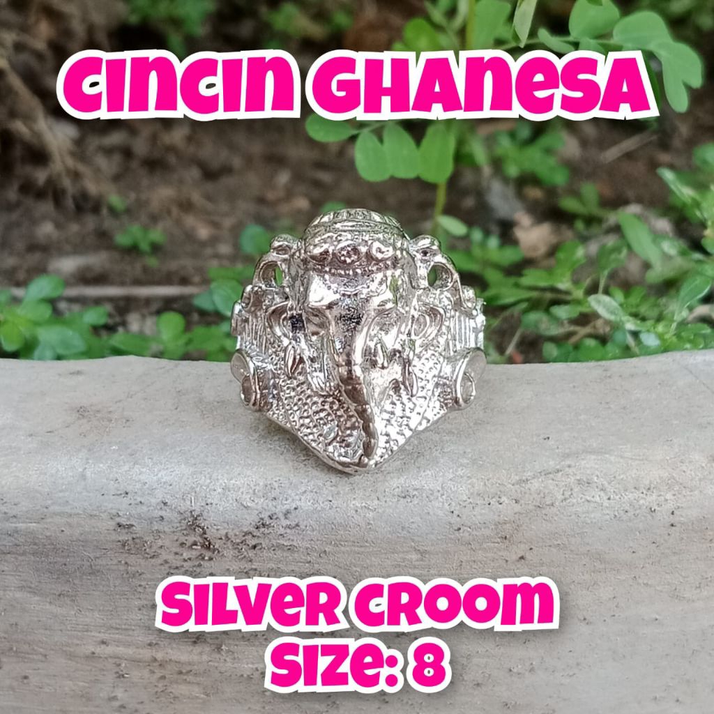 cincin vintage dewa Ganesha cincin kuno Majapahit cincin karakter.04