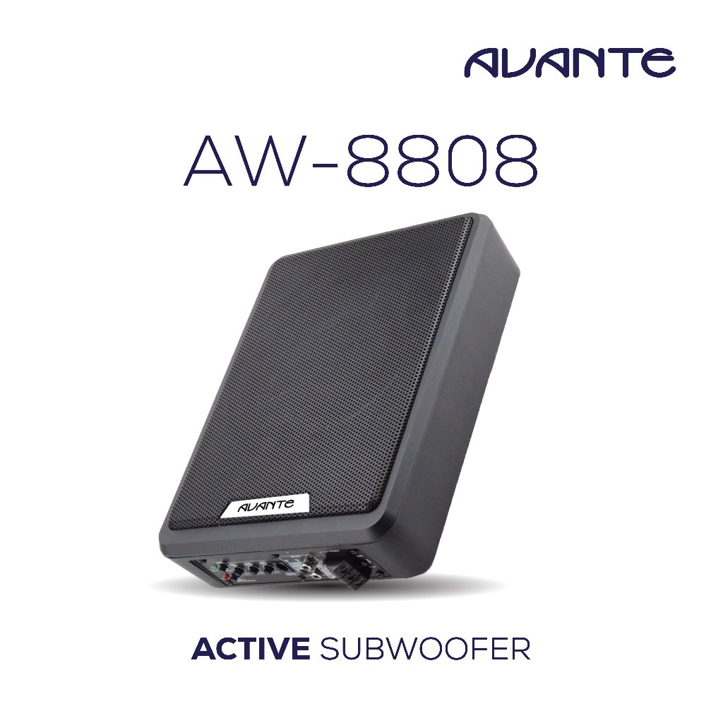 Avante Subwoofer | Car Audio AW-8808 8" Active Subwoofer
