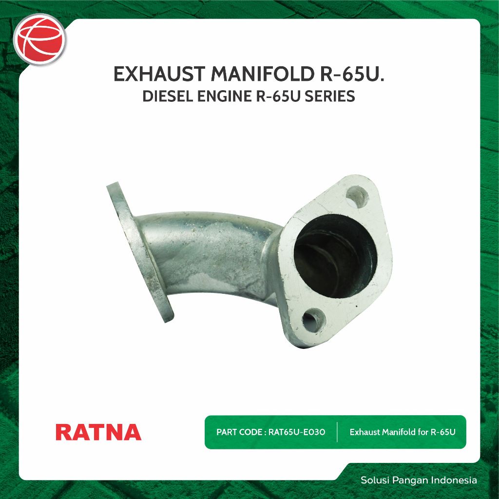 EXHAUST MANIFOLD R-65U / SPAREPART FOR RATNA R65U / MESIN DIESEL RATNA / DIESEL ENGINE / MESIN SOLAR