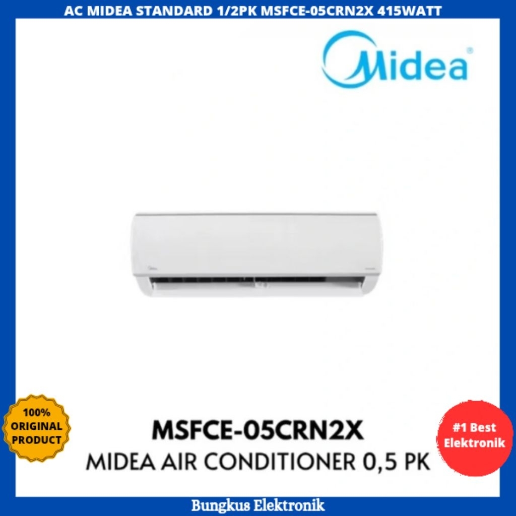 AC MIDEA 1/2PK MSFCE-05CRN2X AC MIDEA 0.5PK MSFCE-05CRN2X(O)