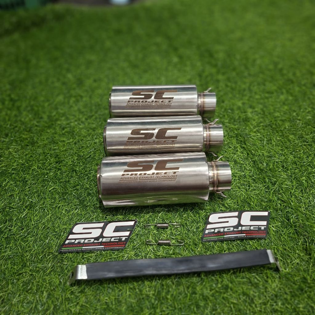 Knalpot Racing SC Project Full Stenlis Vixion Satriafu Byson R15