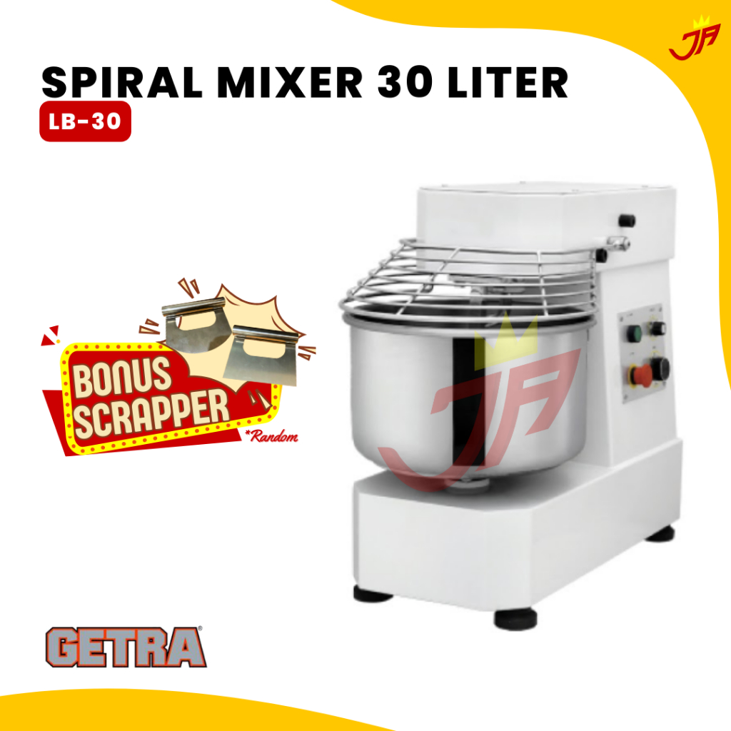 GETRA Spiral Mixer Heavy Duty Getra LB30 /Getra LB 30/ Mixer Spiral 30 Liter