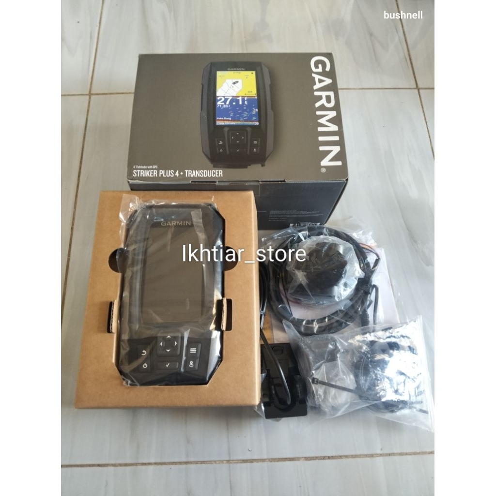 Garmin Striker Plus 4 With Transducer 4pin Dual Beam Garmin Striker Plus 4 Gps Dengan Sonar Ikan Ori