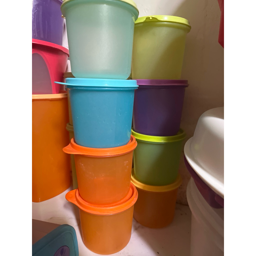 Rice bowl, Mini bowl ,Compact Kompek compek Tupperware second preloved