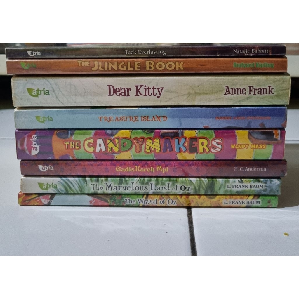 Novel Penerbit Atria Preloved ORIGINAL | Tuck Everlasting-Natalie | Jungle Book-Kipling | Candymaker
