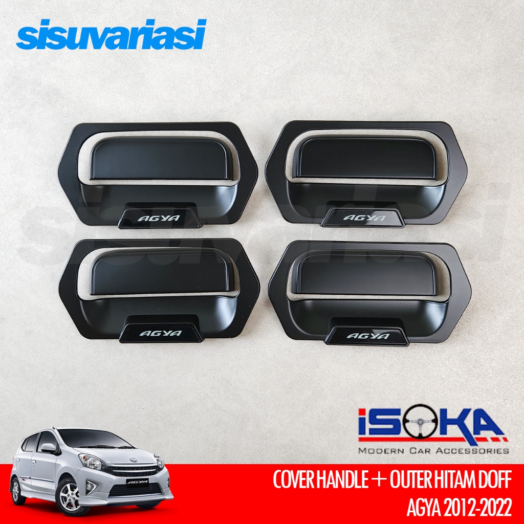 Cover Handle & Outer Pintu + Tank Cover Agya Ayla 2013–2022 | Aksesoris Mobil Isoka