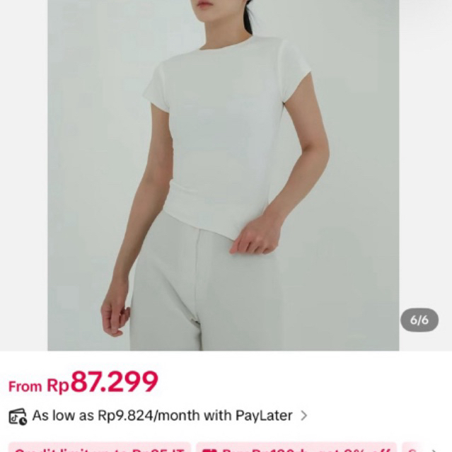 PRELOVED SLIMFIT TOP BY EVERTOPS (sekali pakai) #preloved #slimfit #evertops #top #pressbody