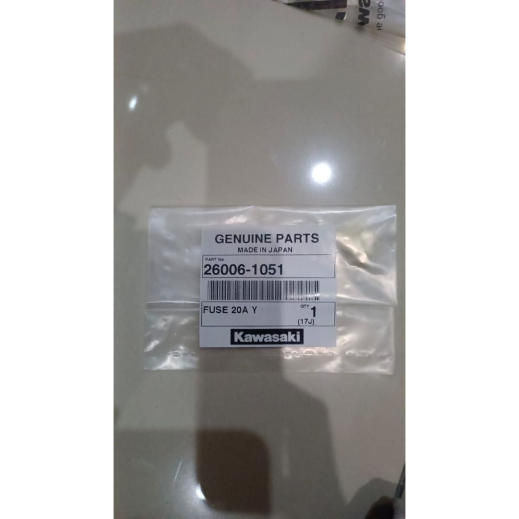 Fuse, Yellow Kawasaki KLX 250 S (26006-1051)