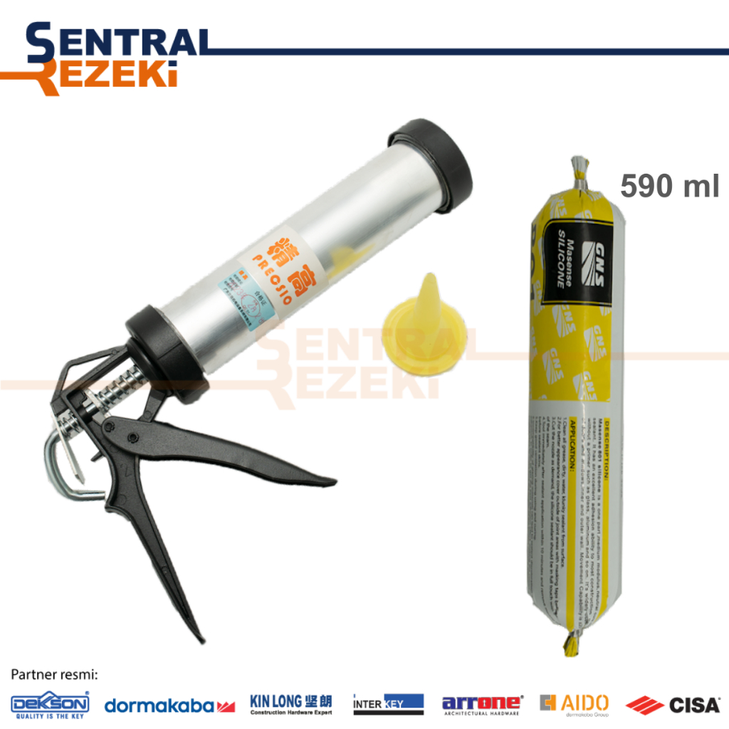 Gun Sealent Sosis KINLONG + Sealent Sosis Hitam