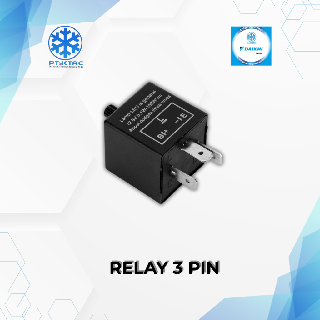 RELAY 3 PIN RELAY PTC / PTC RELAY KULKAS
